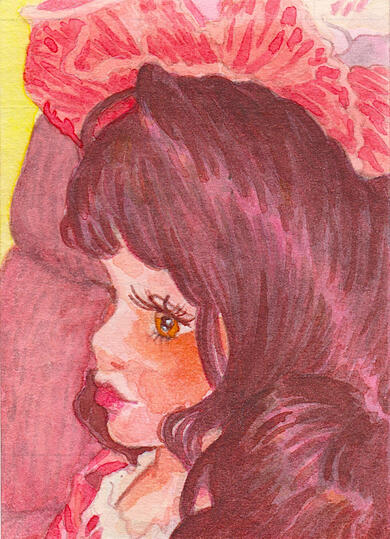 Manika 2/3 (2026) | 2.5 x 3.5 inches | Watercolor on Watercolor Paper