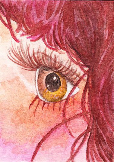Manika 1/3 (2026) | 2.5 x 3.5 inches | Watercolor on Watercolor Paper [SOLD]